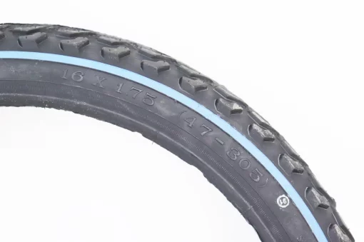 Шина 16"x1,75 (47-305) шипованная с синей полосой SA-207, ВЕЛОШИНИ, YQ-402693