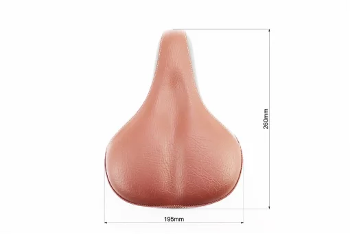 Сиденье ХВЗ 260x195мм, коричнево-серое GS-809B11D, ВЕЛОЗАПЧАСТИНИ, YQ-411960