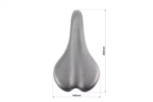 Сиденье MTB 260x140мм, "карбон" CROSSRIDE BSK-N063, ВЕЛОЗАПЧАСТИНИ, YQ-411991