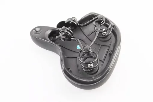 Сиденье ХВЗ 245x210мм, чёрно-серое HBAZ-5555, ВЕЛОЗАПЧАСТИНИ, YQ-412010