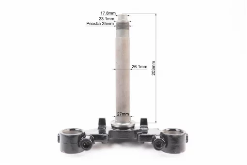Траверс руля в сборе+верхняя пластина, Viper-V150A, YQ-508223