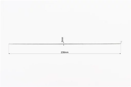 Спица 14Gx236мм (100шт к-кт), хром, ВЕЛОЗАПЧАСТИНИ, YQ-412012