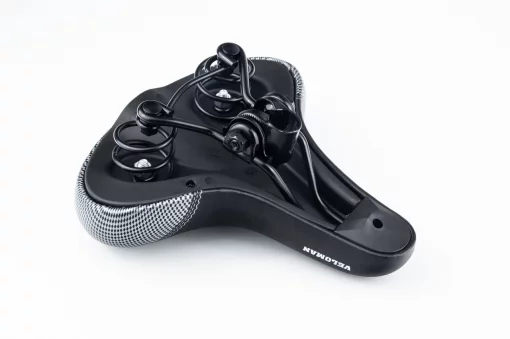 Сиденье ХВЗ 260x230мм, чёрно-серое VELOMAN N662-А, ВЕЛОЗАПЧАСТИНИ, YQ-412032