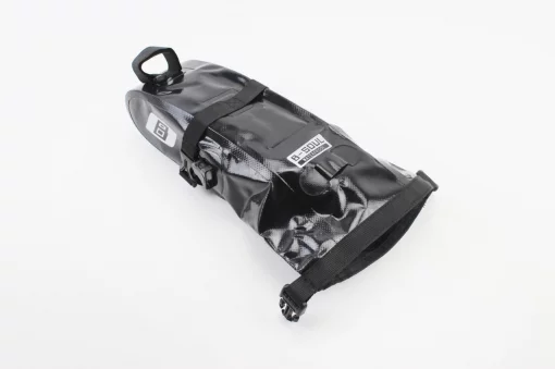 Сумка под сиденье (Bikepacking) 1-1,5L влагозащитная, светоотражающие вставки, крепл. быстросъёмное, чёрная, ВЕЛОАКСЕСУАРИ,