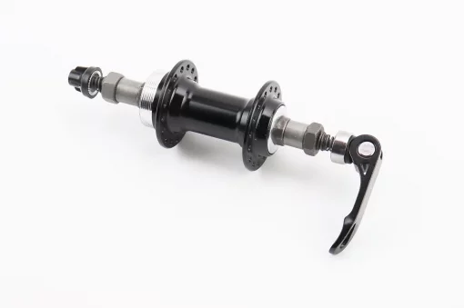 Втулка задняя MTB алюминиевая 14Gx32H под вольнобег, V-brake, крепл. эксцентрик, чёрная KT-A12R, ВЕЛОЗАПЧАСТИНИ, YQ-412069