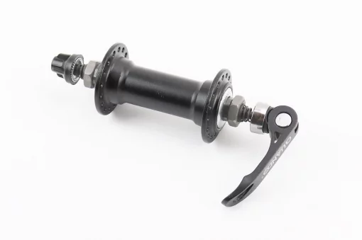 Втулка передняя MTB алюминиевая 14Gx32H, V-brake, крепл. эксцентрик, чёрная KT-A15F, ВЕЛОЗАПЧАСТИНИ, YQ-412070