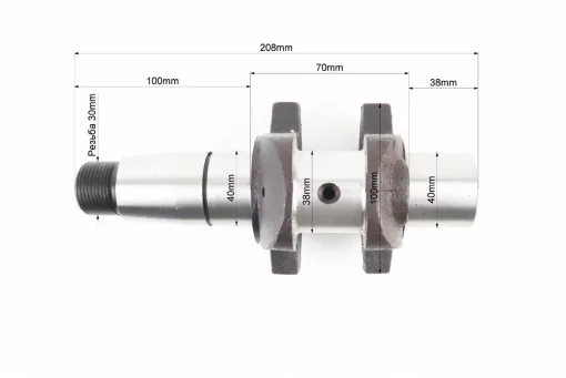 Коленвал, D-38мм, D170F, YQ-606064