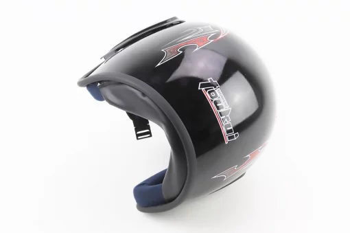 Шлем открытый HK-215, чёрный с красно-серым рисунком (незначительные отличия рисунков), ШОЛОМИ, YQ-360345