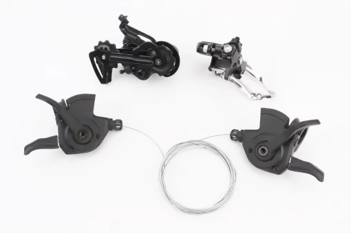 Комплект переключения (групсет) 3x8 скоростей, чёрные A3, ВЕЛОЗАПЧАСТИНИ, YQ-412113