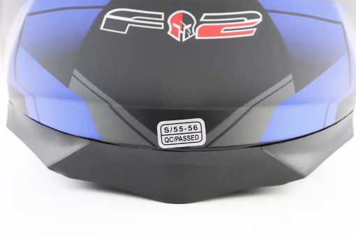 Шлем модуляр с откидным подбородком, выдвижные очки BLD-162 S (55-56см), чёрно-синий мат, ШОЛОМИ, YQ-360396