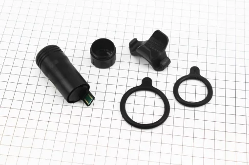 Фонарь передний 1 диод 150 lumen алюминиевый, Li-ion 3.7V 600mAh зарядка от USB, влагозащитный, чёрный JY-7012FC, ВЕЛОАКСЕСУАРИ,