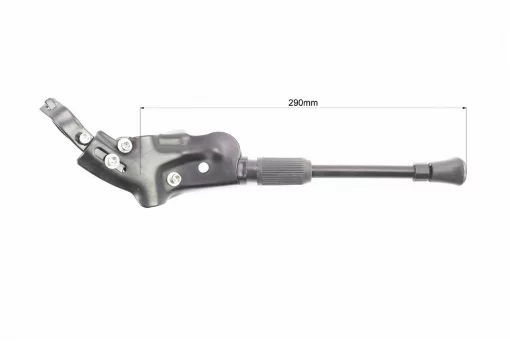 Подножка 24-29" задняя, телескопическая, крепл. с изменяемым углом, алюминиевая, чёрная HS-002D, ВЕЛОАКСЕСУАРИ, YQ-409589