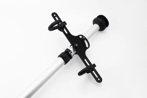 Подставка под 2 велосипеда телескопическая 1,8-3м, регулируемый угол наклона велосипеда, алюминиевая, серая HS-051, ВЕЛОАКСЕСУАРИ,