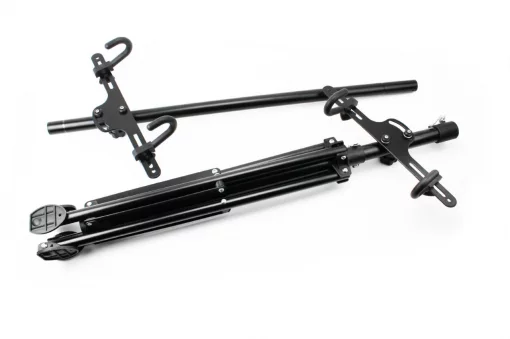 Подставка под 2 велосипеда регулируемая высота 100-150 см, регулируемый угол наклона велосипеда, чёрная HS-QX-006G, ВЕЛОАКСЕСУАРИ,