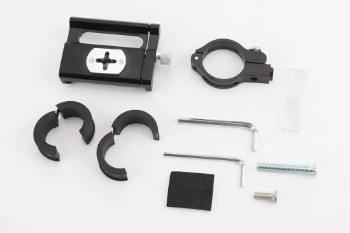 Держатель телефона на руль алюминиевый, ширина 50-100мм регулируемая, чёрный G-85, ВЕЛОАКСЕСУАРИ, YQ-409598