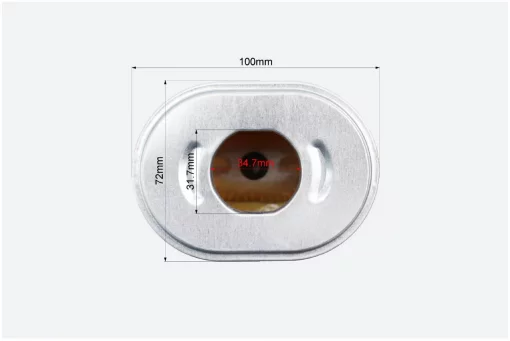 Фильтр воздушный-элемент (бумажный 100х72х68мм) 168F/170F, D168F, YQ-601160