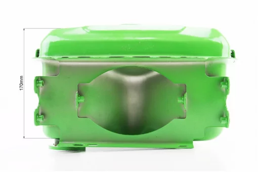 Бак топливный R195NM, 270x220x170мм, потайная горловина, отверстие под кран топливный+фара, D190/195N, YQ-624073