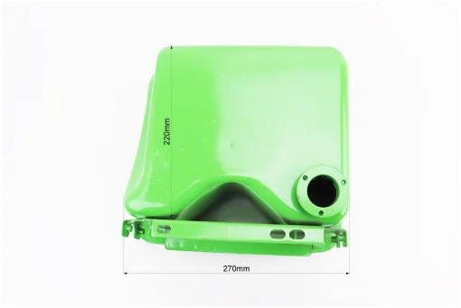 Бак топливный R195NM, 270x220x170мм, потайная горловина, отверстие под кран топливный+фара, D190/195N, YQ-624073