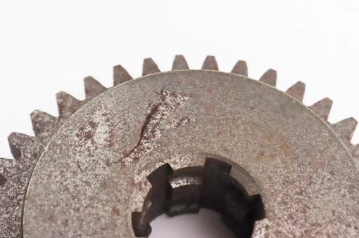 УЦЕНКА Редуктор фрезы R175/180N/190N/195N-Шестерня первичного вала редуктора Z-40 81-1 (дефект литья, см. фото), НАВІСНЕ,