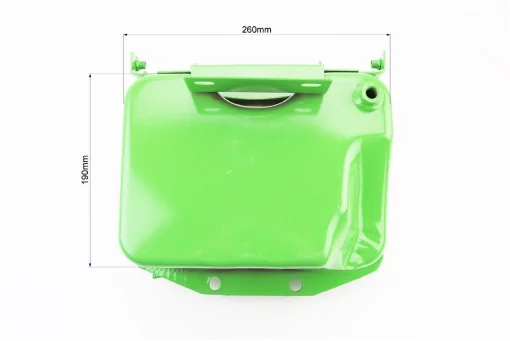 Бак топливный R175A/R180NM, 260x190x165мм, выступ. горловина, отверстие под шланг топливный+крышка, D175/180N, YQ-603539