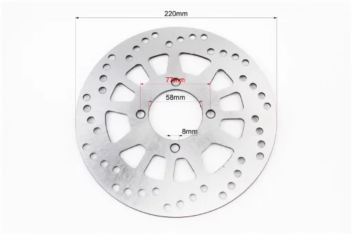 Диск гальмівний передній тип 2, SPORT50, YQ-501382