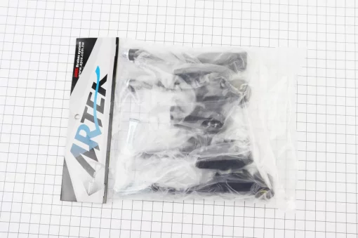 Гальмо V-brake 110мм (2 колеса), алюмінієве, чорне LV12DG, ВЕЛОЗАПЧАСТИНИ, YQ-403011