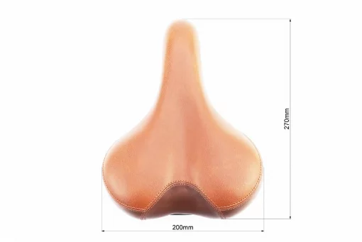 Сидіння MTB 270x200мм, коричневе PLUSH COMFORT VL-6221, ВЕЛОЗАПЧАСТИНИ, YQ-403017