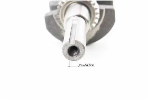 Коленвал 168F/170F (Dшейки-30мм, H-85мм, L-255мм) под шпонку, D-19мм, D168F, YQ-601462