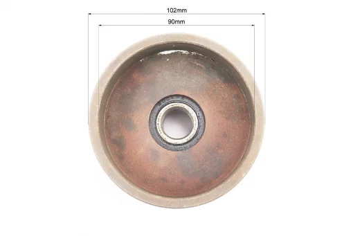 Шкив-муфта сцепления вариаторного типа (под коленвал, d-19мм, D-102мм, два паза под ремень SPB) 168F/170F, D168F, YQ-601473