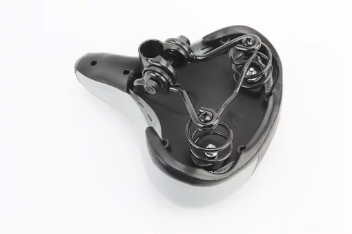 Сиденье ХВЗ 240x200, чёрно-серое GS-608, ВЕЛОЗАПЧАСТИНИ, YQ-403090