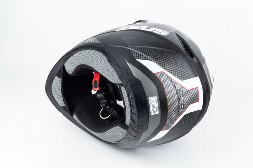 Шлем интеграл ZS-811 SPEEDSTER S (55см), чёрно-красный мат, ШОЛОМИ, YQ-360490