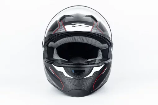 Шлем интеграл ZS-811 SPEEDSTER S (55см), чёрно-красный мат, ШОЛОМИ, YQ-360490