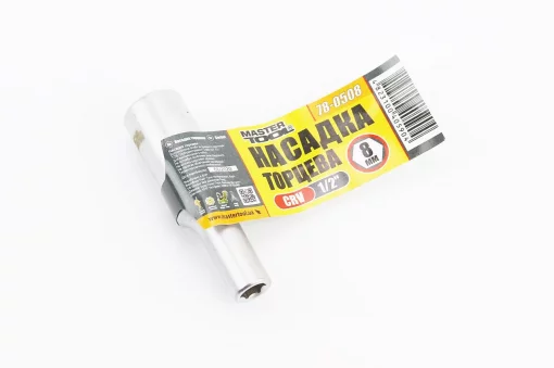 Головка торцевая 6-гранная 1/2" 8x78мм, удлинённая CrV (78-0508), Ручний інструмент, YQ-702060