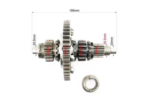 Диференціал у зборі Z-47, Z-15x16, Z-11, Z-18 JR-Q12E (120-1), із блокуванням (можливий наліт), Мототрактор, YQ-608215