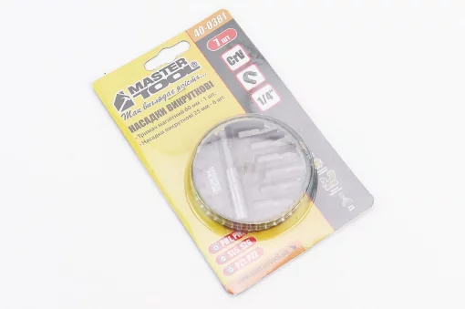 Биты отвёрточные 7шт 1/4" 25мм с держателем (40-0381), Ручний інструмент, YQ-702081