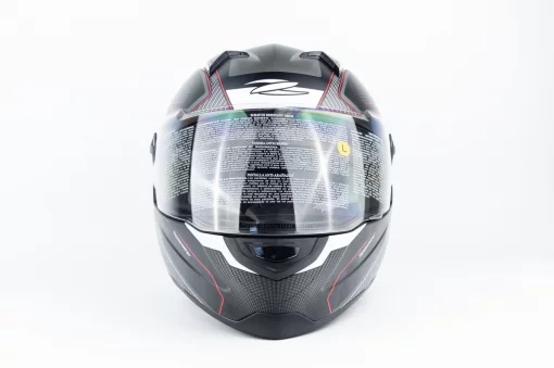 Шлем интеграл ZS-811 SPEEDSTER L (59см), чёрно-красный мат, ШОЛОМИ, YQ-360492