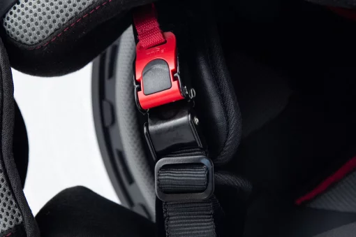 Шлем интеграл ZS-811 SPEEDSTER L (59см), чёрно-красный мат, ШОЛОМИ, YQ-360492