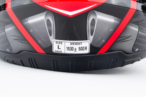 Шолом інтеграл ZS-811 ANNIVERSARY L (59см), червоний з малюнком AL41, ШОЛОМИ, YQ-360495