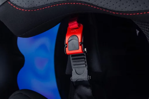 Шлем интеграл HF-126S S (55-56см), чёрно-оранжевый Q257, ШОЛОМИ, YQ-360496