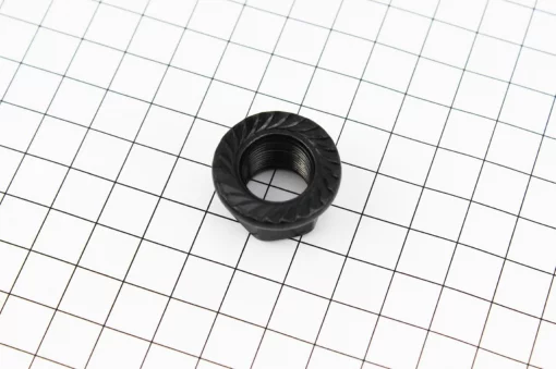 Гайка колеса BMX M14, чёрная, ВЕЛОЗАПЧАСТИНИ, YQ-403275