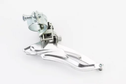 Перекидка цепи передняя с верхней тягой, крепл. 28,6мм, под звезду 42Т, хром, ВЕЛОЗАПЧАСТИНИ, YQ-403302