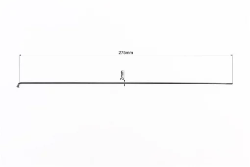 Спица 14Gx275мм (100шт к-кт), чёрная, ВЕЛОЗАПЧАСТИНИ, YQ-403314