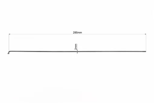 Спица 14Gx285мм (100шт к-кт), чёрная, ВЕЛОЗАПЧАСТИНИ, YQ-403319