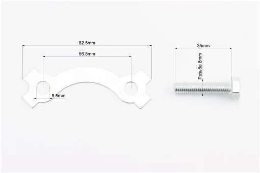 Шайба фіксатор задньої зірки 2шт+болти 4шт, Viper-125-150J, YQ-361024