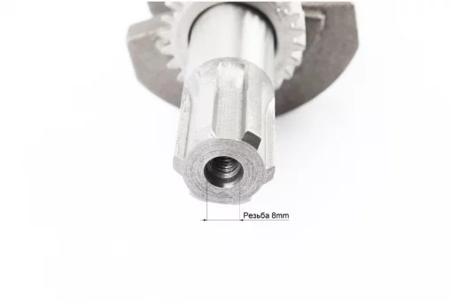 Коленвал 168F/170F (Dшейки-30мм, H-85мм, L-232мм) под шлиц, D-25мм (есть резьба со стороны шлицов), D168F, YQ-601655