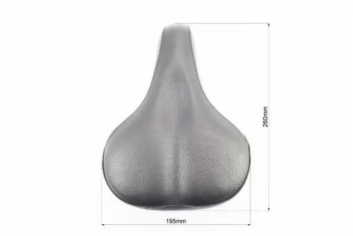 Сиденье ХВЗ 260x195мм, чёрно-серое GS-809B11D, ВЕЛОЗАПЧАСТИНИ, YQ-403358