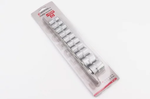 Набор головок торцевых на планке 1/2" 10шт (10/11/12/13/14/15/17/19/22/24мм) (ET-6011), Ручний інструмент, YQ-702180