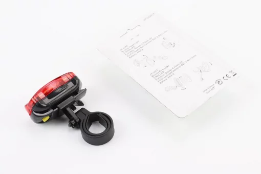 Фонарь задний 5 диодов, JY-004T (без батареек), ВЕЛОАКСЕСУАРИ, YQ-403425