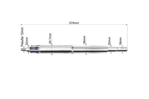 КПП-Вал первичный (с валом отбора мощ.) 375мм 101-2 (возможен налет), M175/195N, YQ-604149