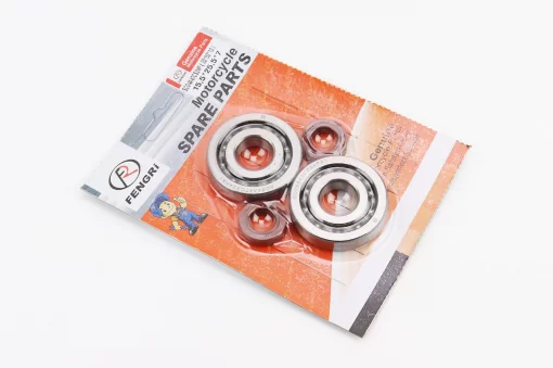 Подшипник SCO4A47CS24PX1 (20x52x12) 2шт коленвала DIO AF18/27+сальник (15,5x25,5x7) 2шт, YQ-363011